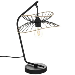 maxibazar Lampe Arc Alara Noir H.50Cm