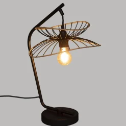 maxibazar Lampe Arc Alara Noir H.50Cm