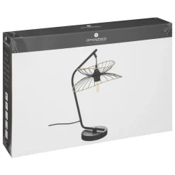 maxibazar Lampe Arc Alara Noir H.50Cm