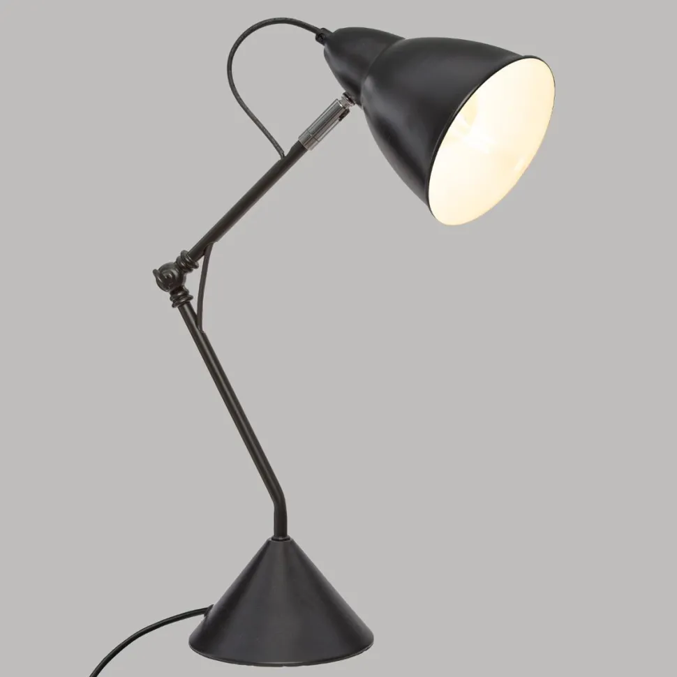 Atmosphera Lampe Arc Aude Noir H.62Cm