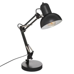 maxibazar Lampe Arc Bren Noir H.55.8Cm