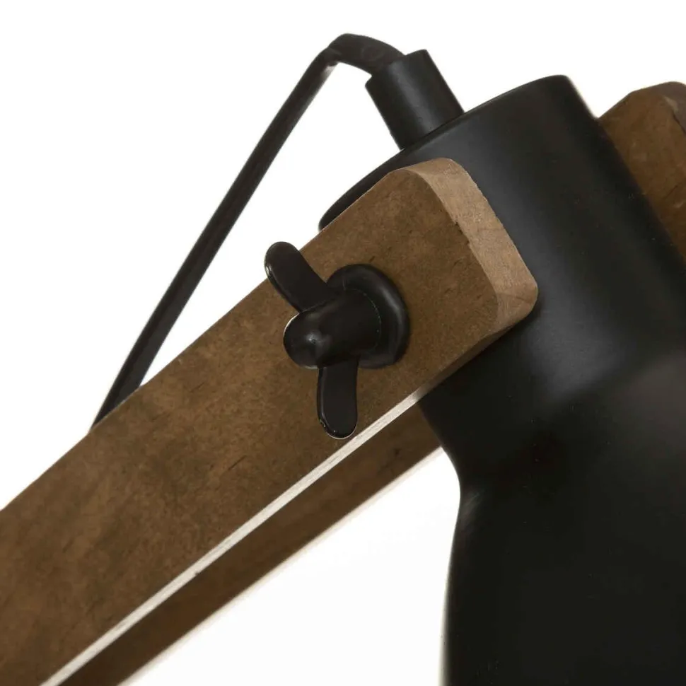 Atmosphera Lampe Arc Cuba Noir H.56Cm