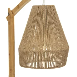 Atmosphera Lampe Arc Palm Naturel H.55Cm