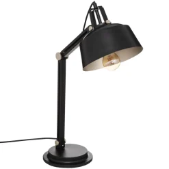 maxibazar Lampe Arc Soul Noir H.55.8Cm