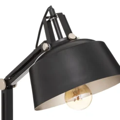 maxibazar Lampe Arc Soul Noir H.55.8Cm