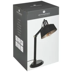 maxibazar Lampe Arc Soul Noir H.55.8Cm