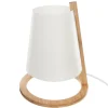 Atmosphera Lampe Bambou Abat Jour Plastique H.26Cm