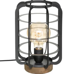 Atmosphera Lampe Berry Gris Fonce H.28Cm