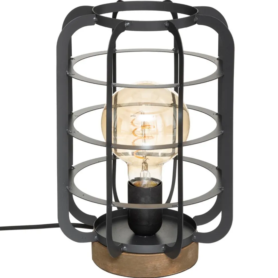 Atmosphera Lampe Berry Gris Fonce H.28Cm