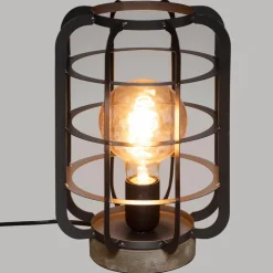 Atmosphera Lampe Berry Gris Fonce H.28Cm