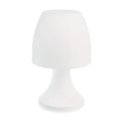 Atmosphera Lampe Blanc Led Blanc Dokk H.19.5Cm