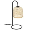 maxibazar Lampe Droite Alicante Noir H.43.5Cm