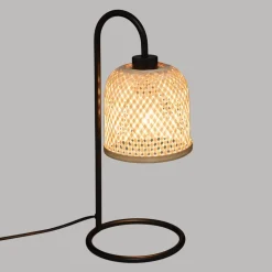 maxibazar Lampe Droite Alicante Noir H.43.5Cm
