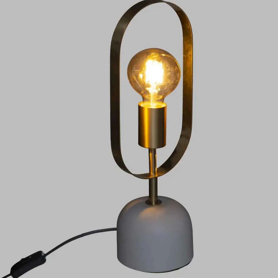 Atmosphera Lampe Droite Edition Dore H.44Cm
