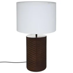 maxibazar Lampe Droite Origines Blanc H.48Cm