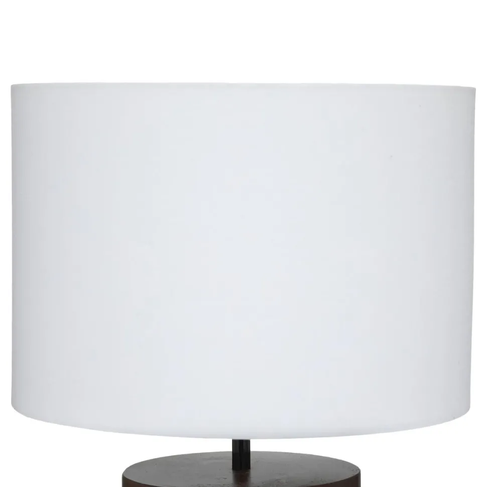 maxibazar Lampe Droite Origines Blanc H.48Cm