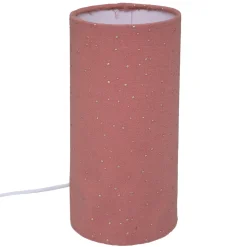 Atmosphera Lampe Gaze Coton Terracotta