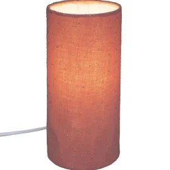 Atmosphera Lampe Gaze Coton Terracotta