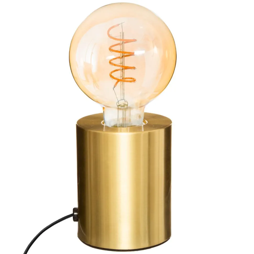Atmosphera Lampe Socle Saba Dore H.10.5Cm