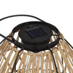 Lampe Solaire Esha Naturel H.32.5Cm