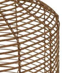 Lampe Solaire Rattan Naturel Cuba H.30Cm
