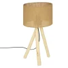 maxibazar Lampe Trepied Seav Naturel H.52Cm