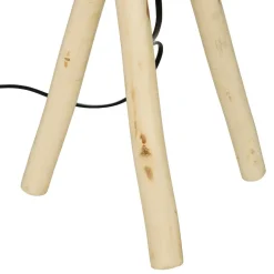 maxibazar Lampe Trepied Seav Naturel H.52Cm