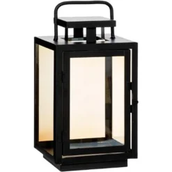 maxibazar Lanterne Amber D.14X14X27.5Cm