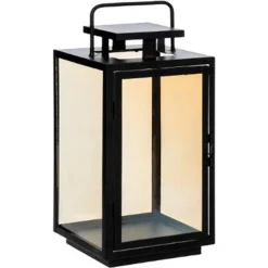 maxibazar Lanterne Amber D.17.5X17.5X38Cm