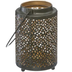 Atmosphera Lanterne Metal Aop H.13.5Cm