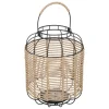 maxibazar Lanterne Naturel Metal Cosy H.33Cm