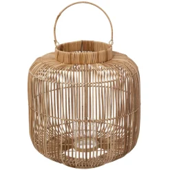 maxibazar Lanterne Rotin Alicante D.43X40Cm
