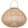 maxibazar Lanterne Rotin Lour H.27Cm