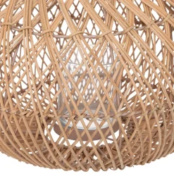 maxibazar Lanterne Rotin Lour H.27Cm