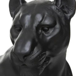 maxibazar Leopard Resine Couche 80X39X38Cm