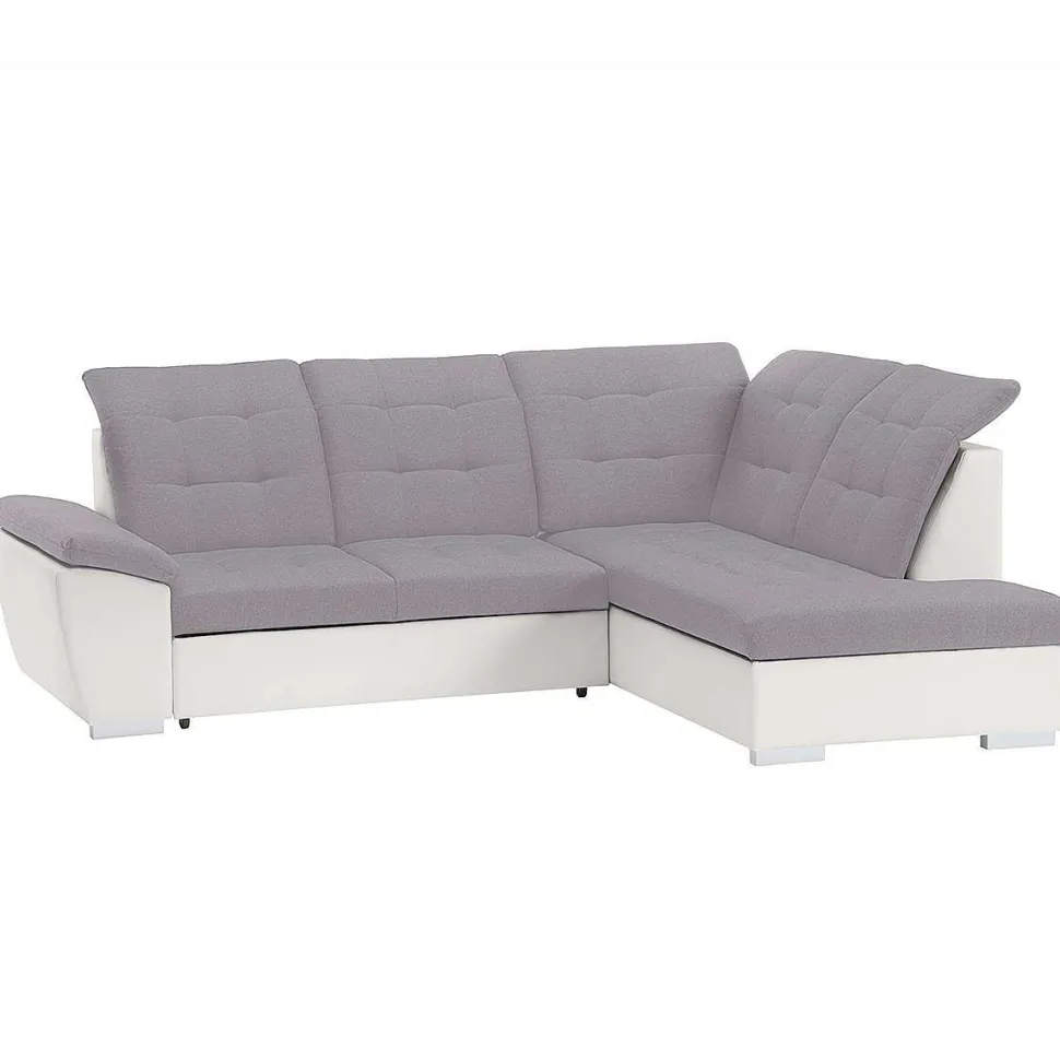 Lidia Ad Conv Tissu Gris Pu Blanc