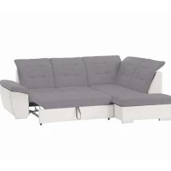 Lidia Ad Conv Tissu Gris Pu Blanc