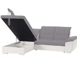 Lidia Ag Conv Tissu Gris Pu Blanc