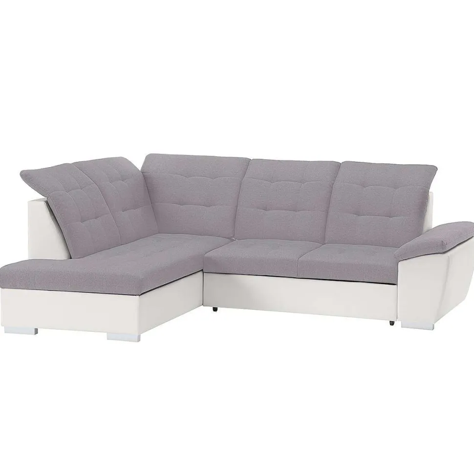 Lidia Ag Conv Tissu Gris Pu Blanc