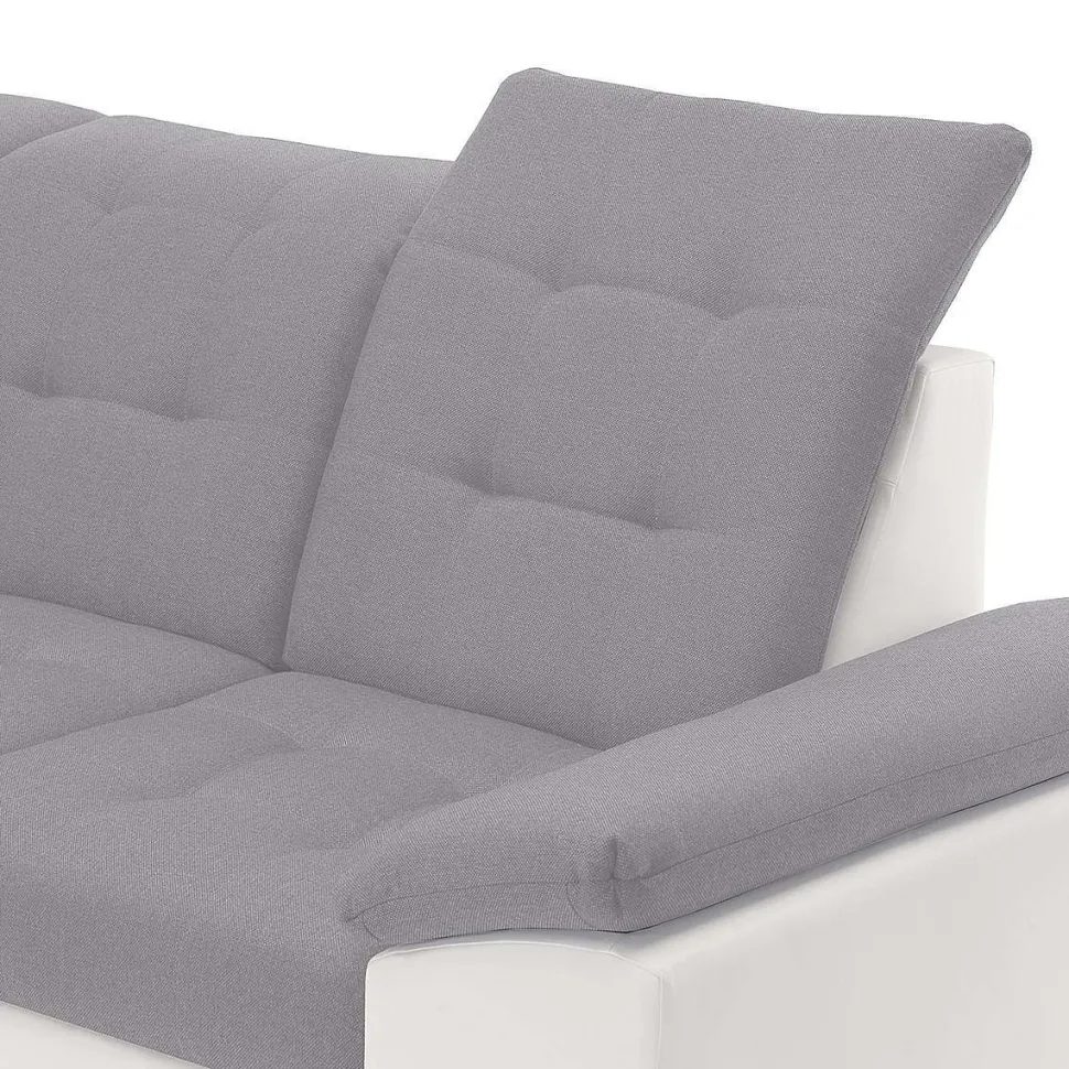 Lidia Ag Conv Tissu Gris Pu Blanc