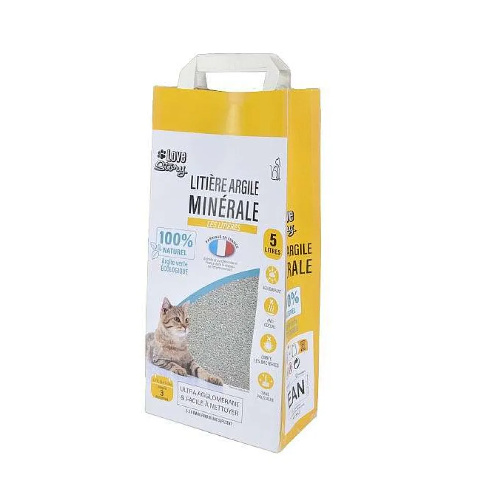 Litiere Minerale Compacte Agglomerante Argile Verte 5L