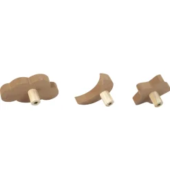 maxibazar Lot De 3 Pateres Lune Nuage Et Etoile