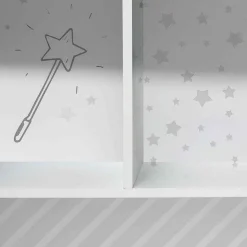 Maison 7 Cases Grise D.73.5X30X114Cm