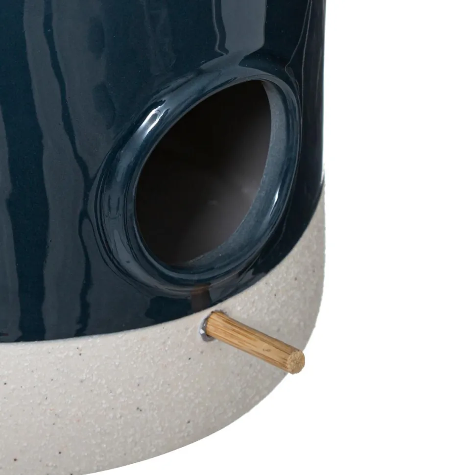 Atmosphera Maison Oiseau Ceramique House H.19.5Cm