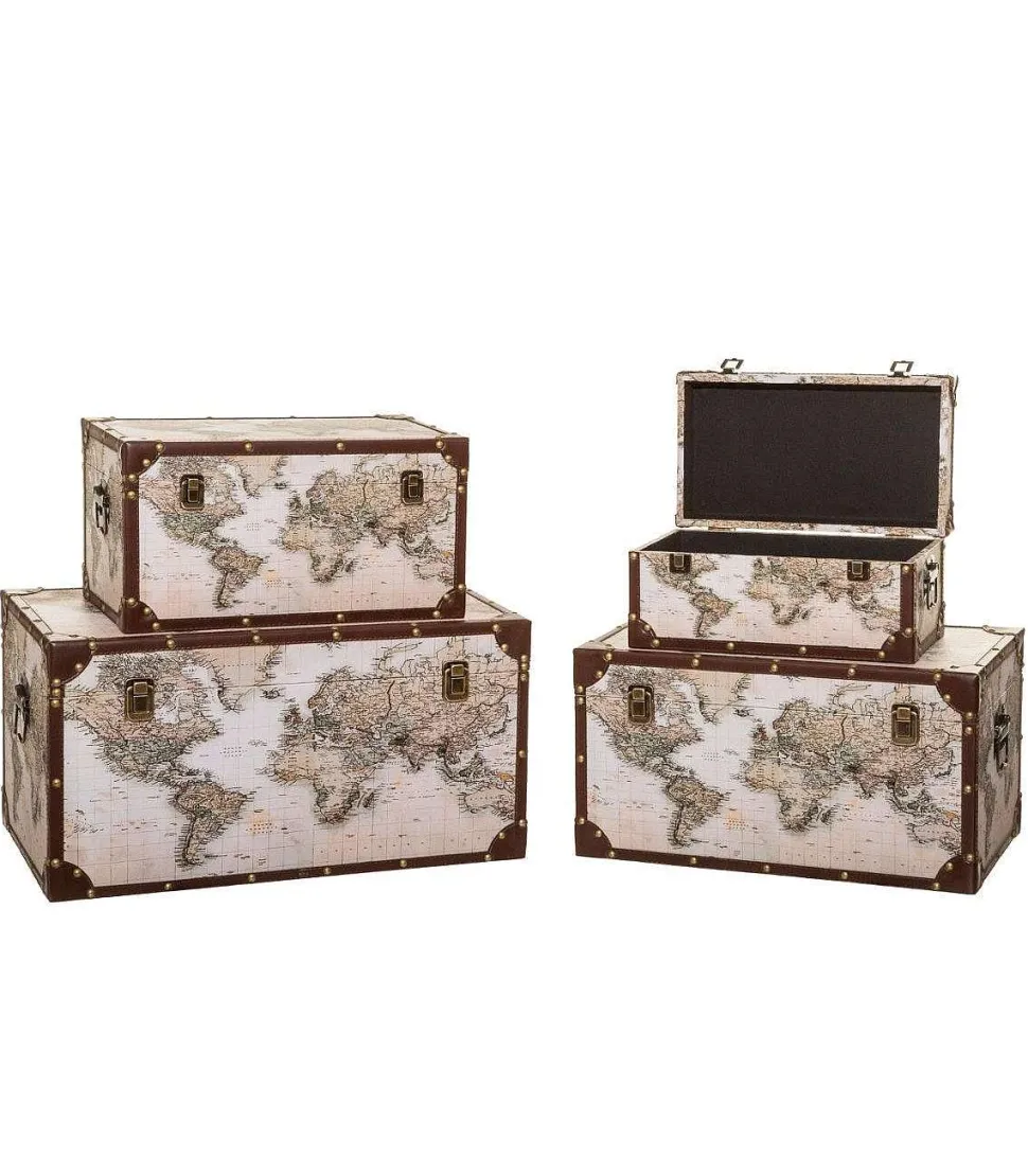 Malle Mappemonde Loft D.49.5X30.3X25.7Cm