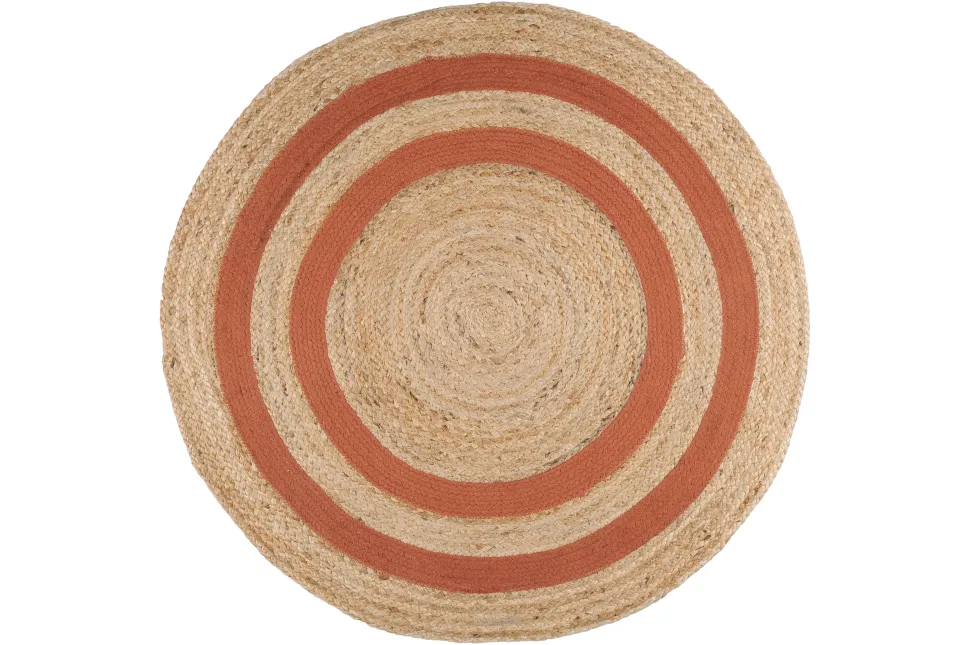 maxibazar Maori Tapis Brique D.90Cm