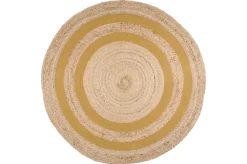 maxibazar Maori Tapis Moutarde D.90Cm