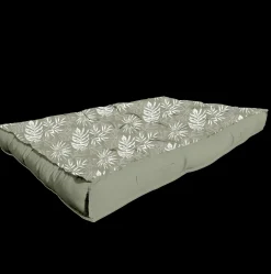 maxibazar Matelas Palette 120X80X15Cm Coton Botanik Sauge