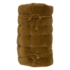maxibazar Matelas Sol Velours Night Moutarde 60X120Cm