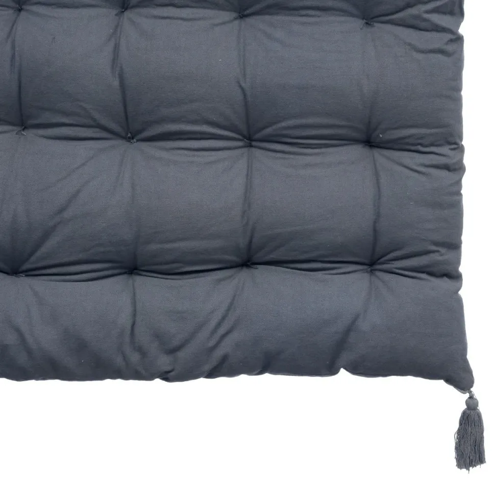 maxibazar Matelas Sol Velours Night Gris Fonce 60X120Cm